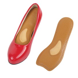 Healeved 3pairs Heel Grips for Women Comfortable Sweat-absorbing Insoles with Massage Function Anti-skidding and Shock-absorbing Design for Yellow