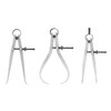 General Tools 45024 3Piece Divider & Caliper Set