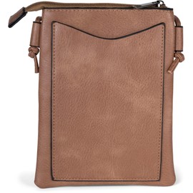 styleBREAKER Mini Bag Shoulder Bag with Rivets in Star Shape, Shoulder Bag, Handbag, Women's 02012235, brown