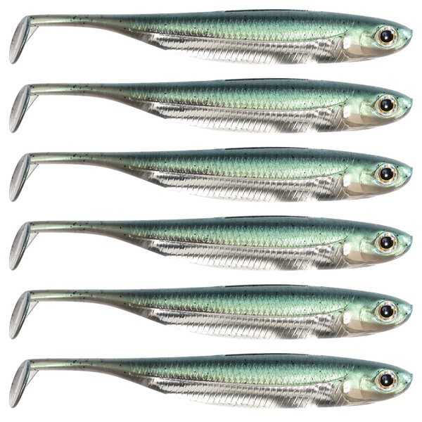 Dr.Fish Paddle Tail Swimbaits, Soft Lures for Bass Fishing, Soft Baits Swim Shad Bait Minnow Lures Drop Shot Fishing Lures 2-3/4 Inches Watermelon
