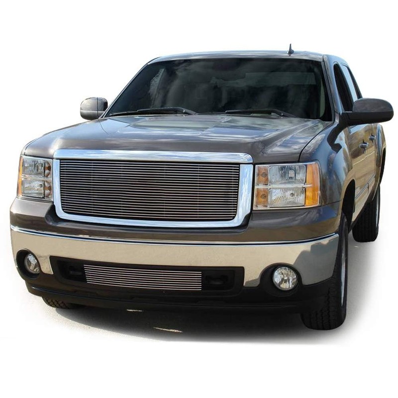 G-PLUS Front Hood Molding Trim Moulding, Compatible with GMC Sierra