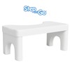 Step and Go Toilet Stool for Bathroom, Potty Poop Squat