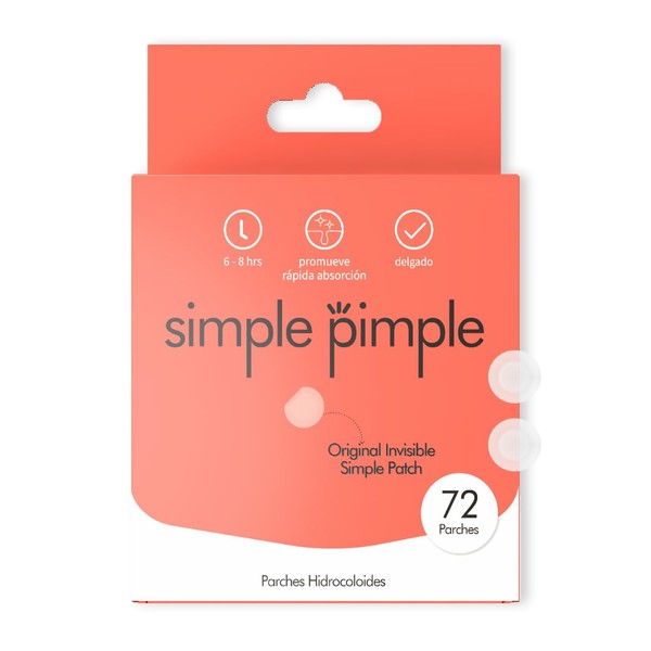 Simple Pimple - Pickelpflaster, Pimple Patches mit Salicylsäure, Teebaumöl, Akne,