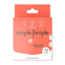 Simple Pimple - Pickelpflaster, Pimple Patches mit Salicylsäure, Teebaumöl, Akne, Pickelpflaster, Behandlung von Pickeln und Mitessern, Skincare (72, Original)