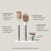 Curio Home Goods Ionic Brush Set, Magnetized to Stand Upright,