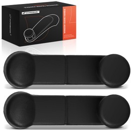 A-Premium 2Pcs Window Crank Handles Compatible with Ford F-150 2015-2023, F-250/F-350/F-450 Super Duty 2017-2022, F-550 Super Duty 2017-2018, Textured Black, Front Driver and Passenger Side