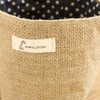 ABOOFAN 1PCS Small Storage Baskets Bag Cotton Linen Hanging Storage