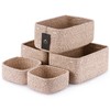 VIRETH HAUS 5-Pack Small Woven Rope Storage Baskets – 2