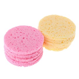 shamjina Paquete Piezas de Soplo de Limpieza Facial de Celulosa, Esponjas Desmaquillantes, Herramienta de Limpieza Suave