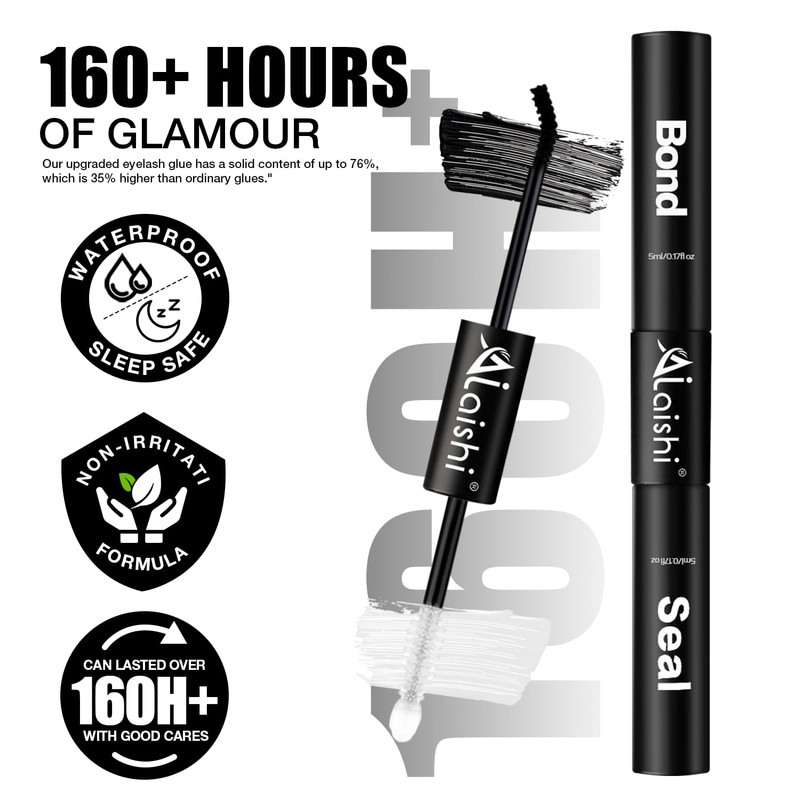 Lash Clusters Kit, DIY 3D Cluster Eyelash Extensions 10‑18mm,108pcs Fluffy