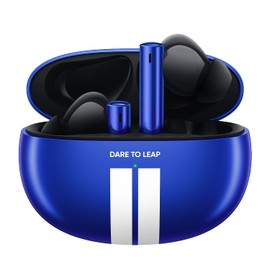 realme Buds Air 3 Wireless Earbuds, Active Noise Cancellation, 10mm Dynamic Bass Boost Driver, Up to 30 Hours Playtime, IPX5 Water Resistance - (Lemans Blue)
