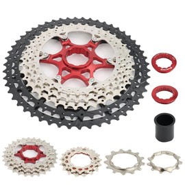 CYSKY Bike Cassette 11 Speed 11-52T MTB Cassette Sprocket Compatible with Shimano/Sunrace/Sram System, Fit for Mountain Bike, Road Bike, MTB