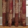 Chapel Hill by Croscill Madagascar Sheer T-Panel, 84-Inch, Burgundy
