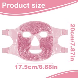 Reccisokz 1 item cooling mask face can be used on both sides – with high-quality gel for optimal cooling, cooling pads face cooling face mask