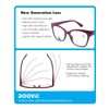 DOOViC 4-Pack Reading Glasses Blue Light Blocking Computer Readers Anti