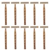10PCS Disposable Razors, Wheatstraw Razors Biodegradable Single-Use Body and Face
