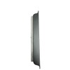 Easy Fix Hardware Black Two-Point Adjustable Wide Striker Keeper for