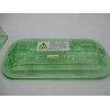 Rhyne and Son Butter Dish Retro Depression Style Apple Glass