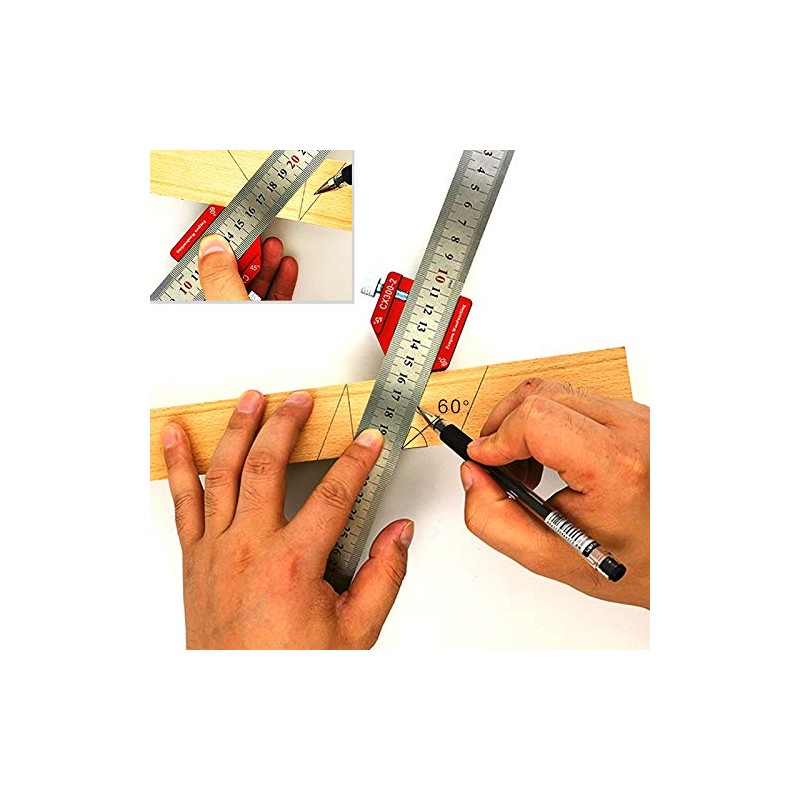 CarAngels Wood Injury Tool Set with Magnet, Ruler Stop &