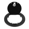 Aluminum Alloy Black Fuel Tank Cap Cover Flag Label Fits