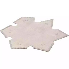 SPI 13-719-0 Countersink Angle Gage: 60°, 82°, 90°, 100°, 110°, and 120° Angles