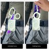 6 in 1 Multi-Function Trauma Shears with Strap Cutter and