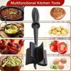 Poemtian Meat Chopper, 5 Curved Blades Meat Chopper Hamburger Chopper