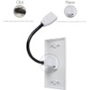 MXTECHNIC Single Port 4K HDMI Wall Plate Outlet Cover with