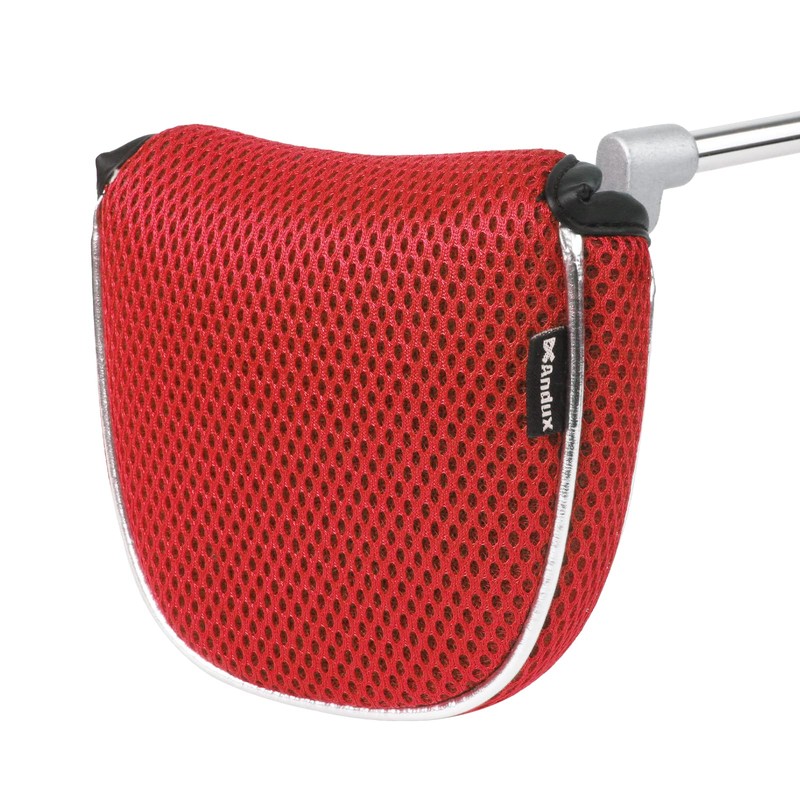 Andux Mallet Putter Cover Golf Putter Head Cover Shaft Half