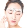MIBICIRI Disposable Eyebrow Ruler Sticker, 50Pcs Eyebrow Shaping Stencils, Three-Point