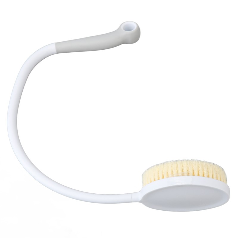 Curved Back Scrubber U Shaped Bendable Back Bath Brush with