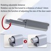 10 PCS Push to Open Door Catches, Soft Close Magnetic