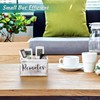 DRASTAR Remote Control Holder, Retro White TV Remote Holder, Remote