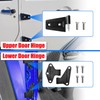 16PCS Body Door Hinge Sets Compatible with 2007-2018 Wrangl-er JK