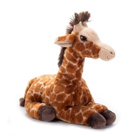 The Petting Zoo Giraffe Stuffed Animal Plushie, Gifts for Kids, Earth Keeperz Wildlife Animals, Zoologee Brown Giraffe Plush Toy, 12 inches