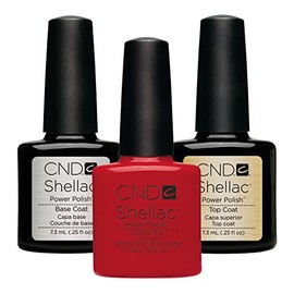 CND Original Shellac Lobster Roll Plus Base Coat Plus Top Coat 7.3 ml 1er Set 1 x 22 ml