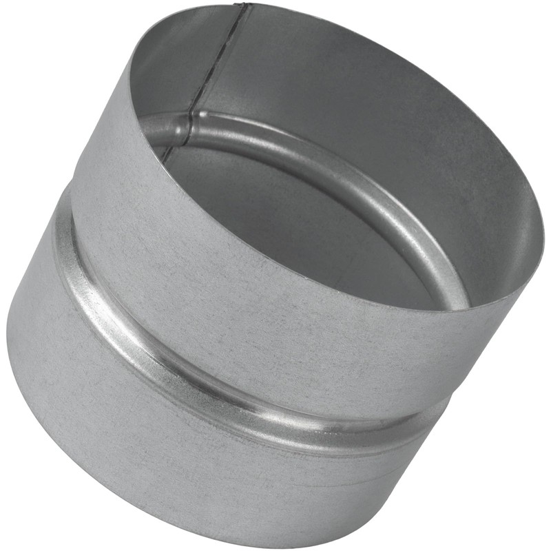 Vent Systems 4'' Inch Galvanized Steel Duct Connector - Round