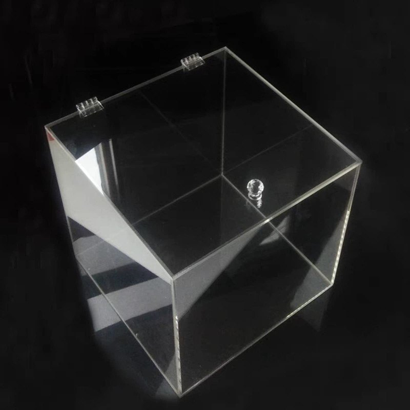 12 Pcs Acrylic Small Hinges - Self Adhesive Clear Plastic