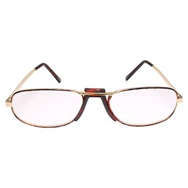 Rectangle Gold Frame Old School True Vintage 80s 90s Reader 2.75 Reading Glasses