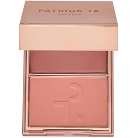 PATRICK TA Principales Titulares de Belleza - Rubor En Polvo y Crème de Doble Toma - No Demasiado (Soft Rosey Taupe)