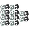 10 Set Carburetor Diaphragm Gasket Kit Carb Diaphragm Gasket Replacement