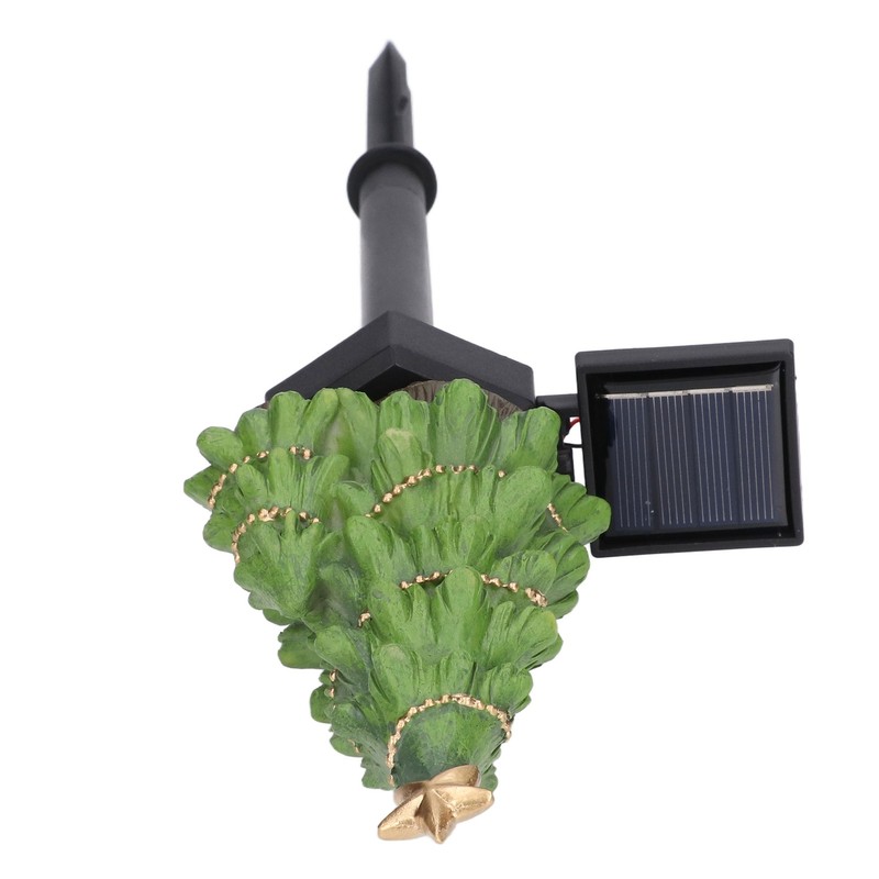 LED Christmas Lights Solar Tree Shaped Pathway Lights for Garden