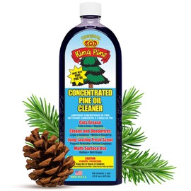 King Pine Concentrated Pine Oil Multi-Surface Cleaner Industrial Strength, Original Black, 64 Fl Oz