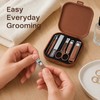 7-Piece Manicure Nail Clipper Set with Case – Portable Nail