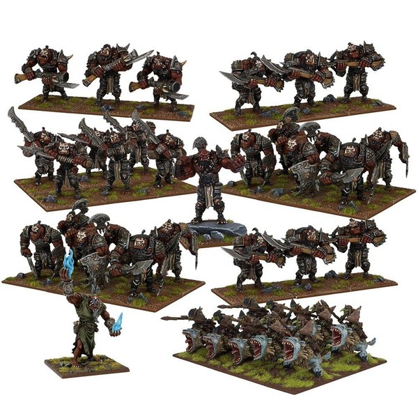 Mantic Games MGKWH108 Ogre Army Miniature Model, Multicolour