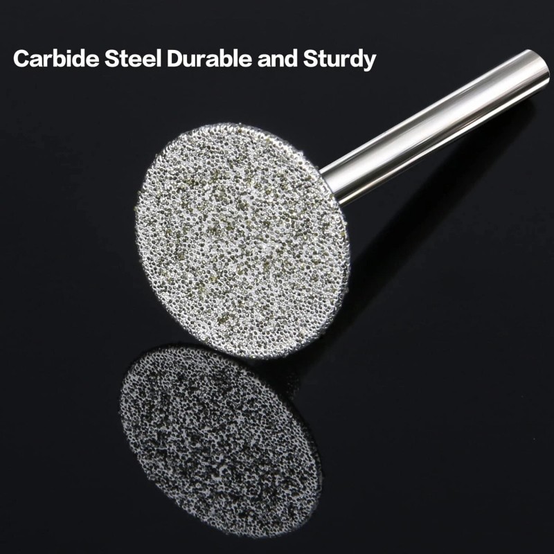 HOMEIDOL Stone Carving Set Diamond Burr Bits Compatible With Dremel