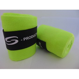 S-Products 4 HORSE EXERCISE DRESSAGE SCHOOLING FLATWORK VET STABLE WRAP FLEECE BANDAGES