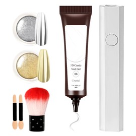 Nail 5D Gel,Nail Molding Glue for Women - Fashionabele Non-Sticky 5D Sculpting Gel for Gathering Formal Holiday Home Daily Wedding Salon