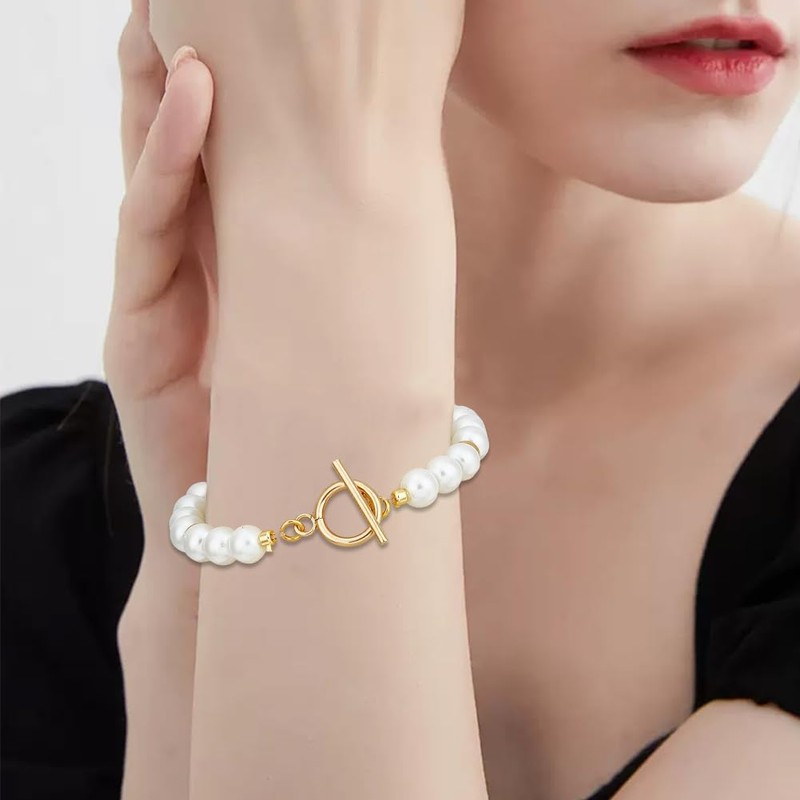 Beebeecraft 25 Sets Toggle Clasps 18K Gold Plated 304 Stainless