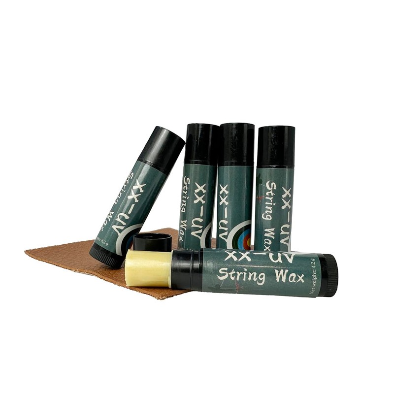 xx-uv 5-Pack Archery String Wax with Leather Applicator – Protective